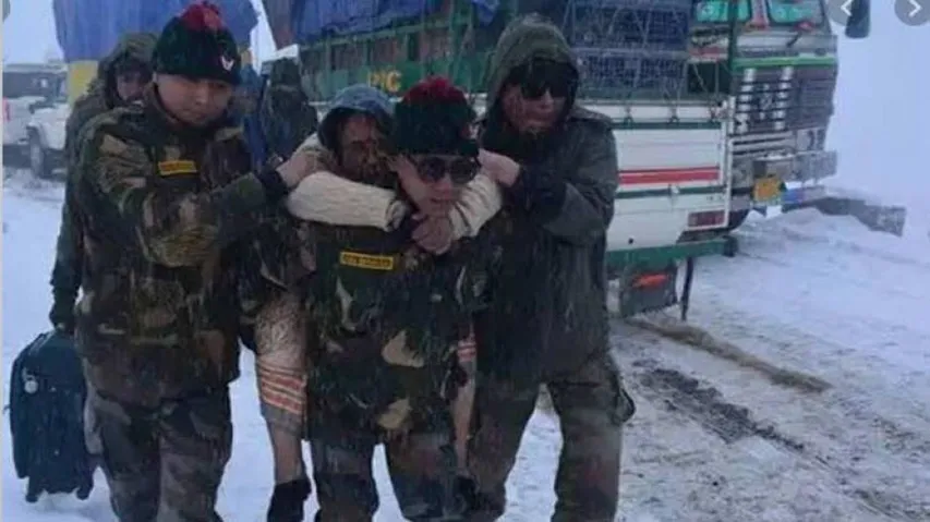 Army Rescues 1,500 Tourists Stranded In Sikkim