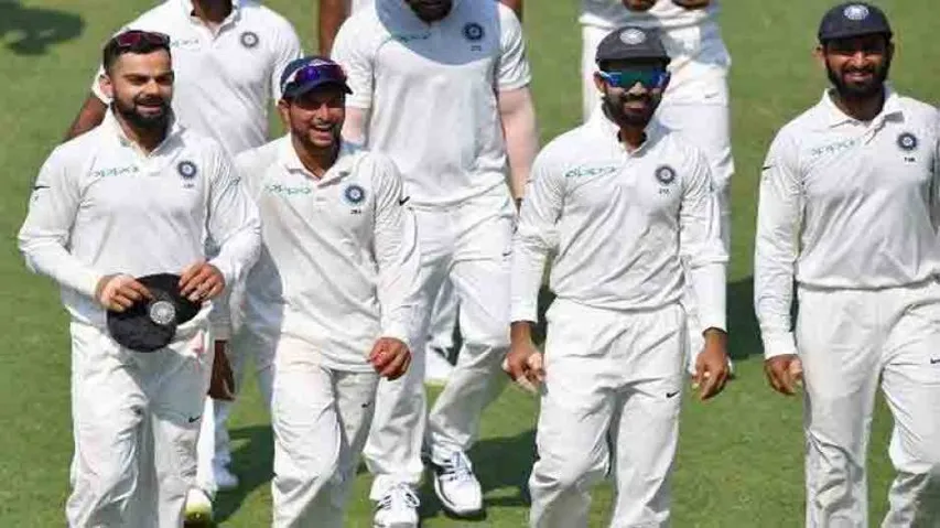2nd Test: India crush West Indies by 10 wickets, win series 2-0