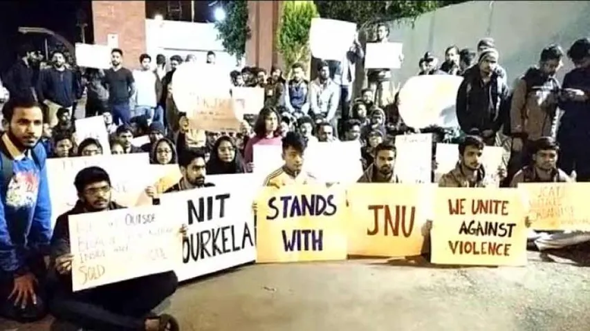 JNU Violence: Scuffle Breaks Out Between NIT Rourkela Students During Protest