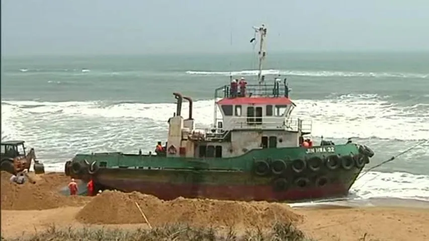 Stranded Malaysian ship Jin Hwa 32 Removed From Odisha Coast