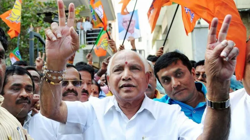 BJP celebrates in Karnataka