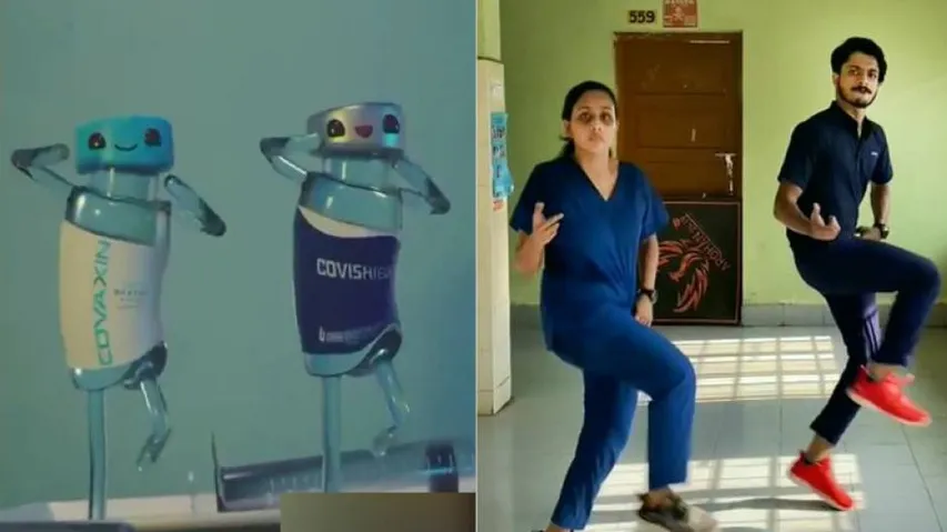 Dancing Medicos In Scrubs Inspire Cops To Bat For Vaccines (WATCH VIDEO INSIDE)