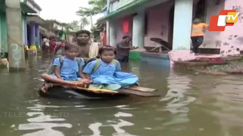 Several Panchayats Reeling Under Flood In Khurda, Puri; Met Predicts More Showers