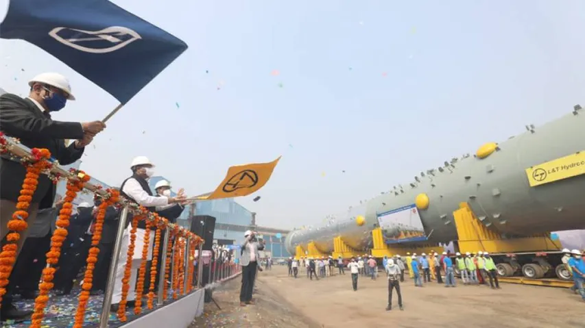 Dharmendra Pradhan Flags Off Equipment For Indian Oil's MEG Plant At Paradip