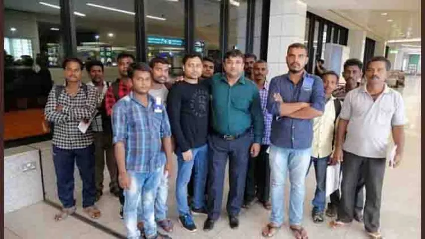 12 Odisha labourers stranded in Dubai return home after Jay Panda's intervention