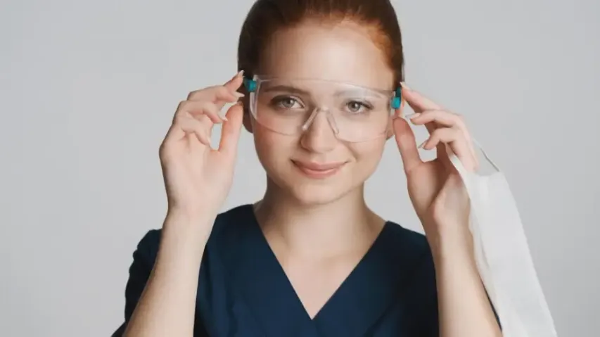 Progressive lens glasses for the first time