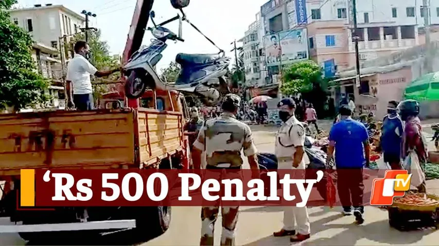 Lockdown In Bhubaneswar: Police Cracks Down On Violators