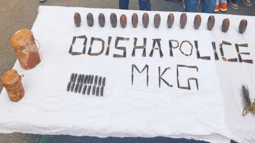 Huge Cache Of Explosives Seized From Maoist Hideout In Malkangiri Swabhiman Anchal