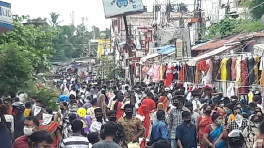COVID-19 Norm Violation: Market Building Sealed In Bhubaneswar After Raja Rush