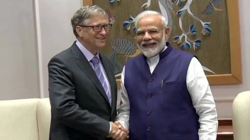 Bill Gates Meets PM Modi In Delhi