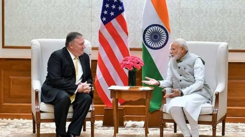 US Secretary Mike Pompeo meets PM Modi