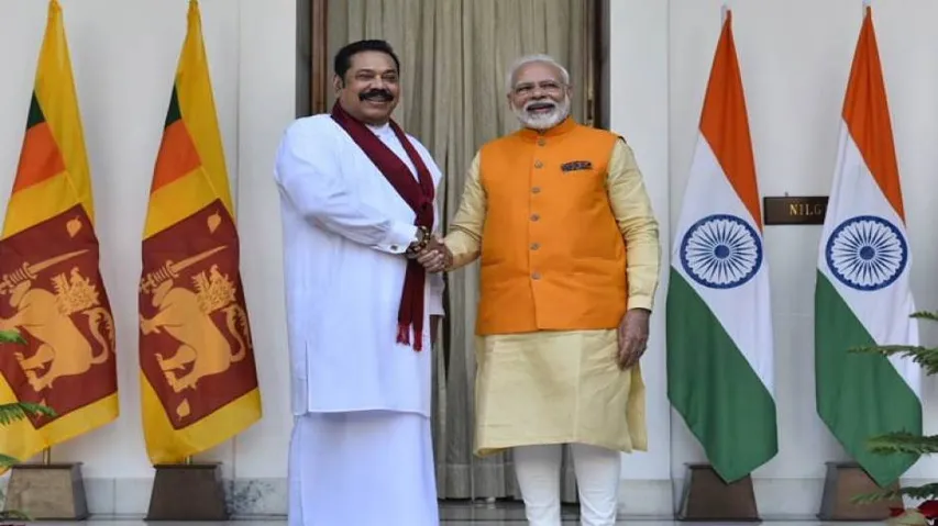 Modi holds talks with Sri Lankan PM Mahinda Rajapaksa