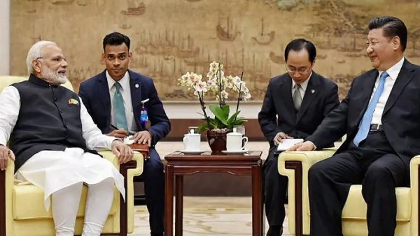 PM Modi meets Chinese president Xi Jinping during his 2-day informal summit