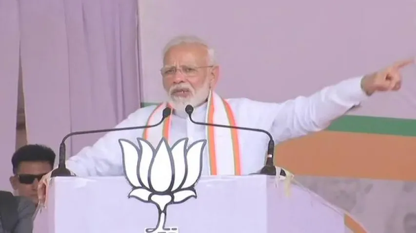 PM Modi Dares Oppn To Bring Back Article 370 In Manifesto