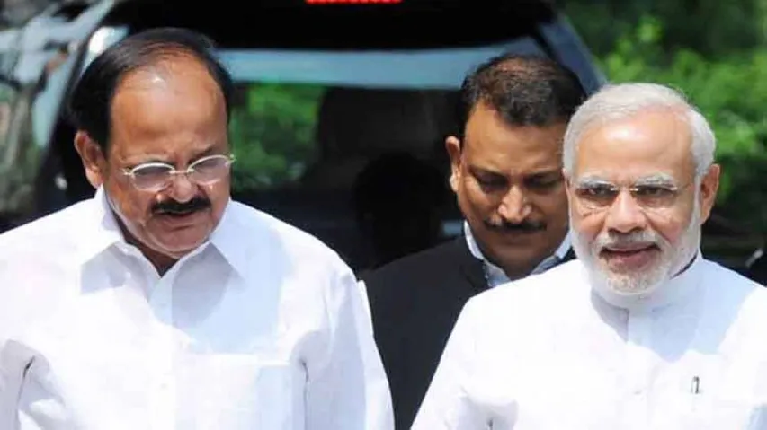 Modi to unveil book on Naidu's 1 year as Vice President