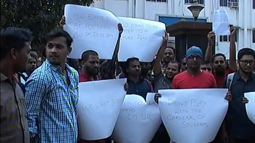 Railway ALP, IBPS Clerk Main to clash with ASO Exam Dates; students stage demonstration