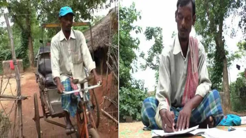 Rickshaw Puller By Profession, Poet By Passion - Odia Man Penning Inspirational Story Amid Struggle