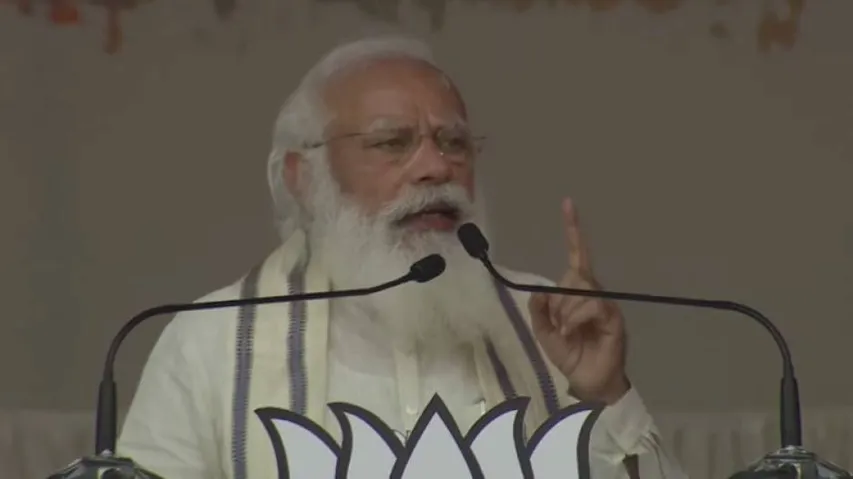 TN Polls: PM Modi Lashes Out At DMK-Cong In Madurai