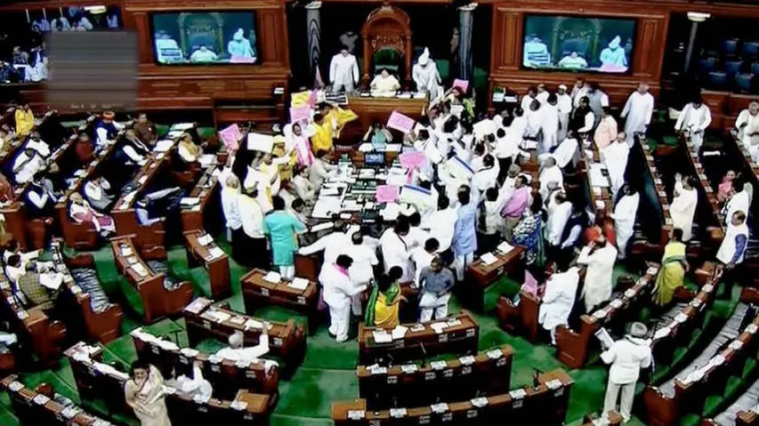 No-confidence motion: Lok Sabha disrupted, Rajya Sabha adjourned for the day