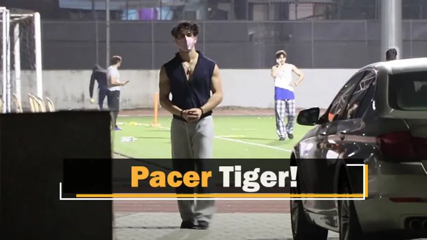 Tiger Shroff Displays Amazing Bowling Skills In Cricket Field