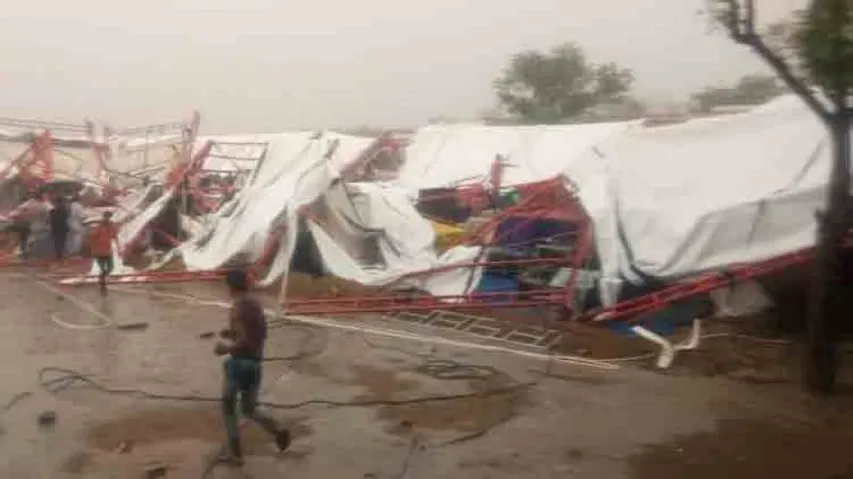14 killed, about 50 injured as pandal collapses during religious programme in Rajasthan's Barmer
