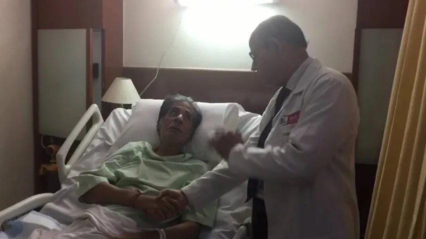 Home-bound Parala king taken back to hospital again from airport