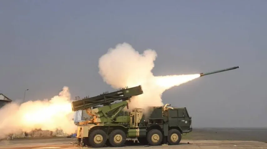 India Successfully Test Fires Advanced Version Of Pinaka Rocket Off Odisha Coast