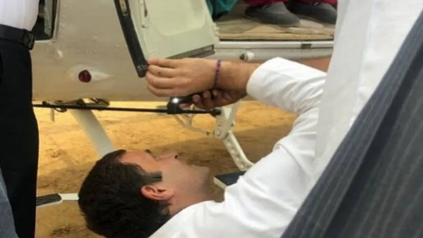 Rahul posts new 'pic', seen 'fixing' his chopper