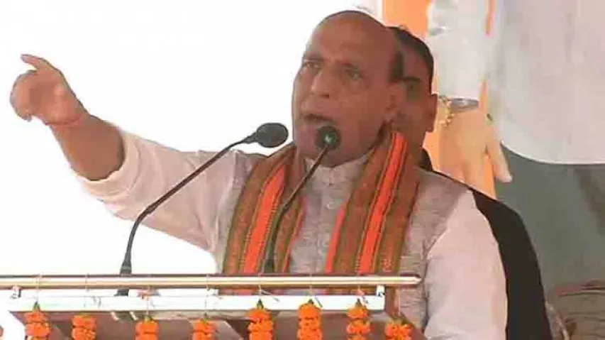 Rajnath Singh lambasts Naveen for not implementing Ayushman Bharat Yojana
