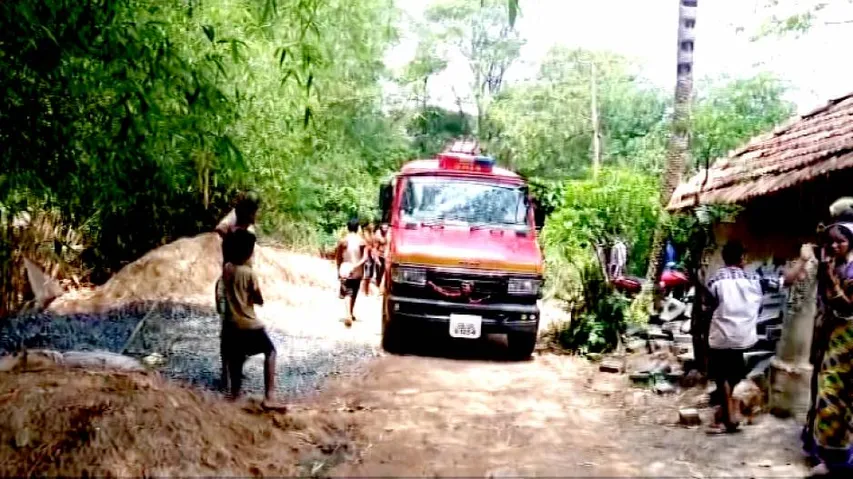 House gutted in LPG cylinder blast