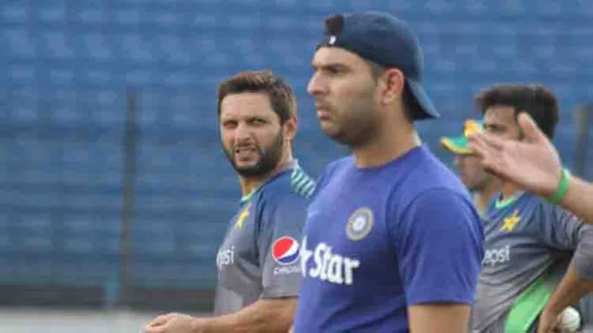 Your fighting spirit is very inspiring: Afridi to Yuvraj