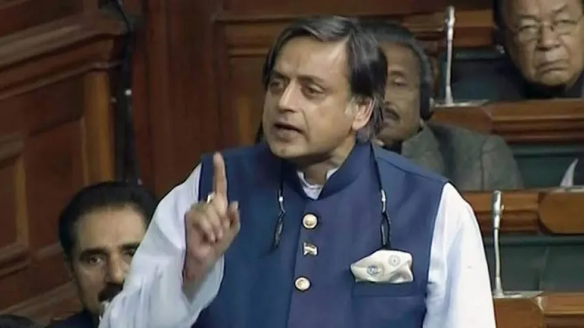 Tharoor uses cricket analogy to criticise Union Budget
