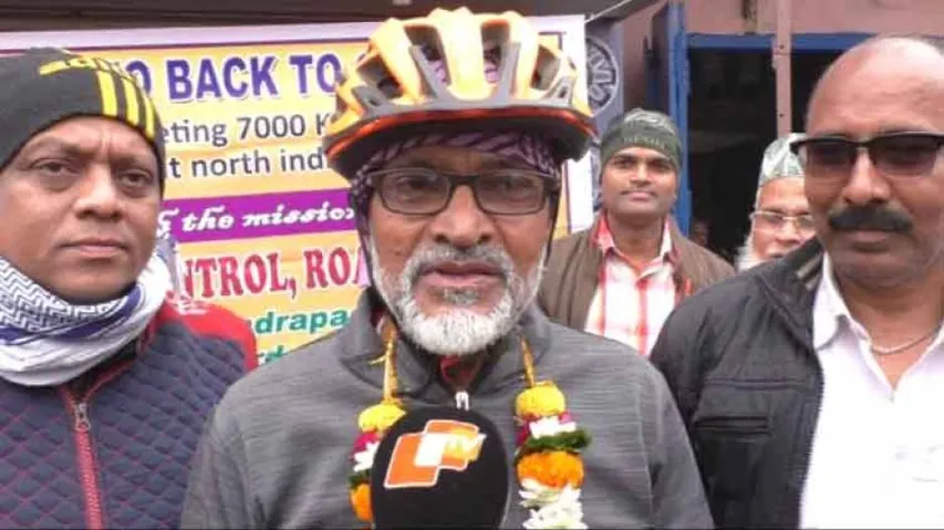 Odisha Cyclist Covers 14 States In 68 Days For A Noble Cause
