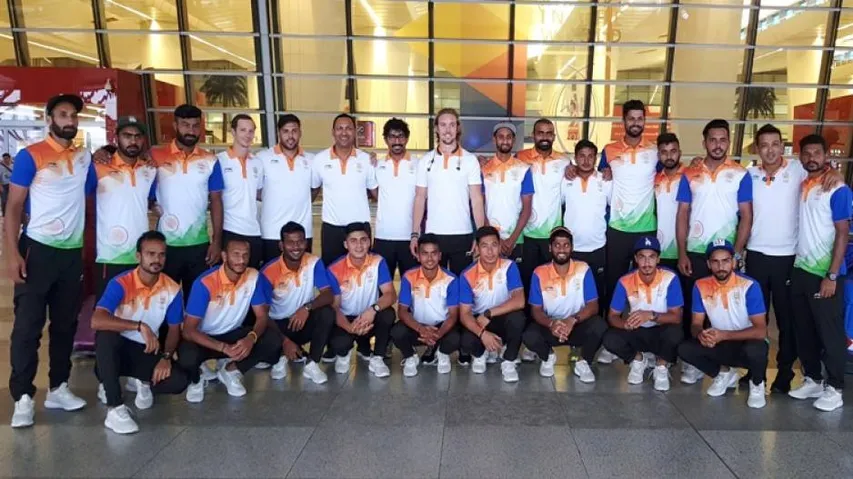 Indian Hockey players including six from Odisha depart for Asian Games 2018