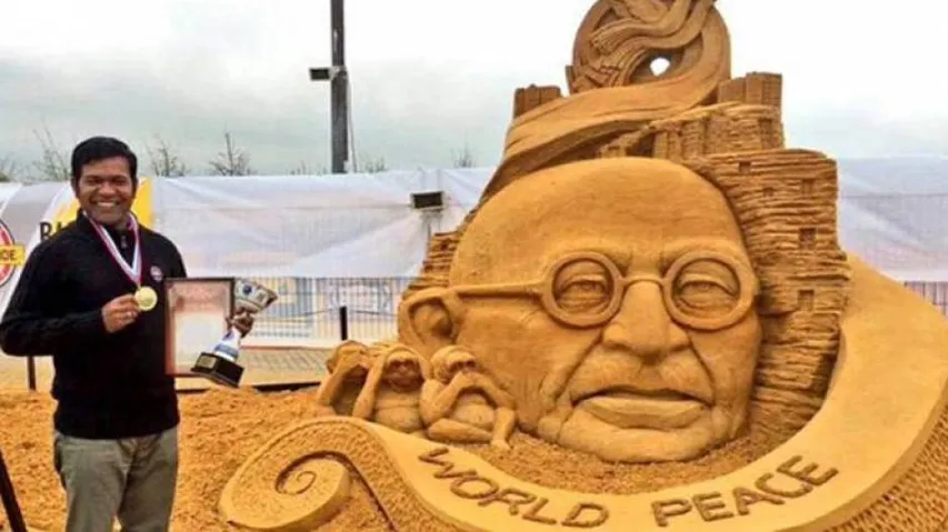 Sudarsan Pattnaik Selected For Italian Golden Sand Art Award