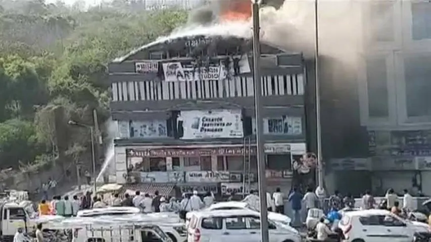 Students jump off building in Surat after massive fire breaks out, 23 dead