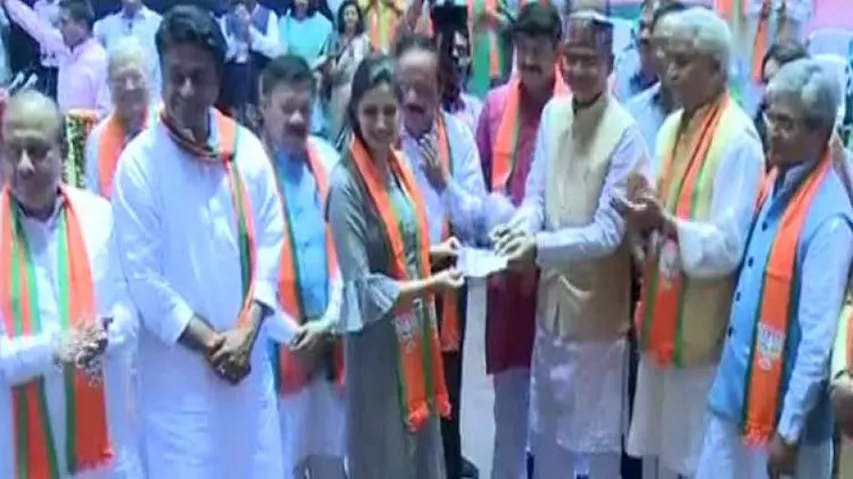 Haryanvi folk singer Sapna Chaudhary joins BJP