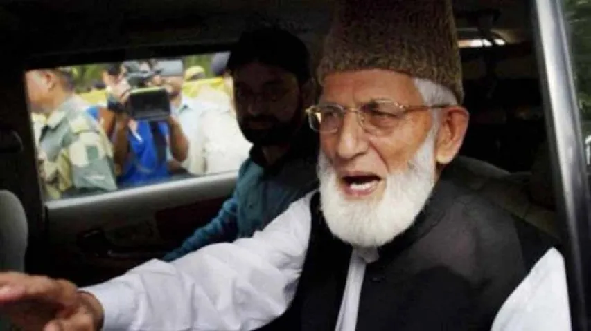 Hurriyat leader Geelani booked under FEMA