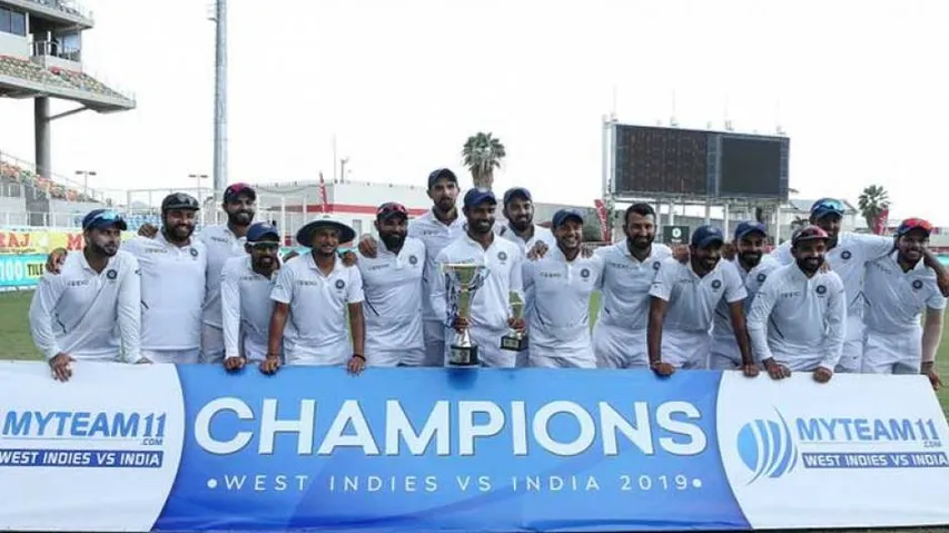 2nd Test: India thrash WI by 257 runs, win series 2-0