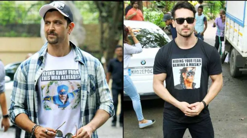 #Memewars: Hrithik And Tiger's T-Shirt War Is On