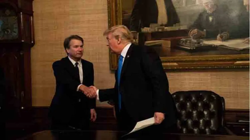 Trump''s controversial nominee Brett Kavanaugh sworn in as Supreme Court Judge