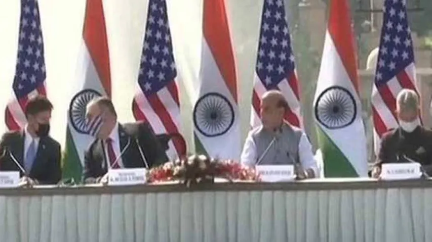 India-US Sign Landmark Defence Pact- BECA, US Conveys Interest In Strengthening Ties