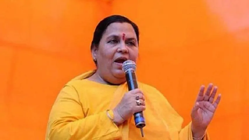 BJP Leader Uma Bharti Tests Positive For Coronavirus