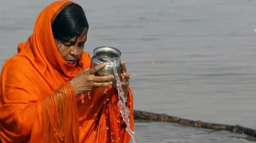 Uma Bharti in Uttarakhand for meditation