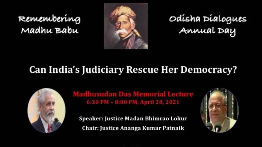 Event Watch: Odisha Dialogues Annual Lecture Series Today On Madhu Babu's Birth Anniversary