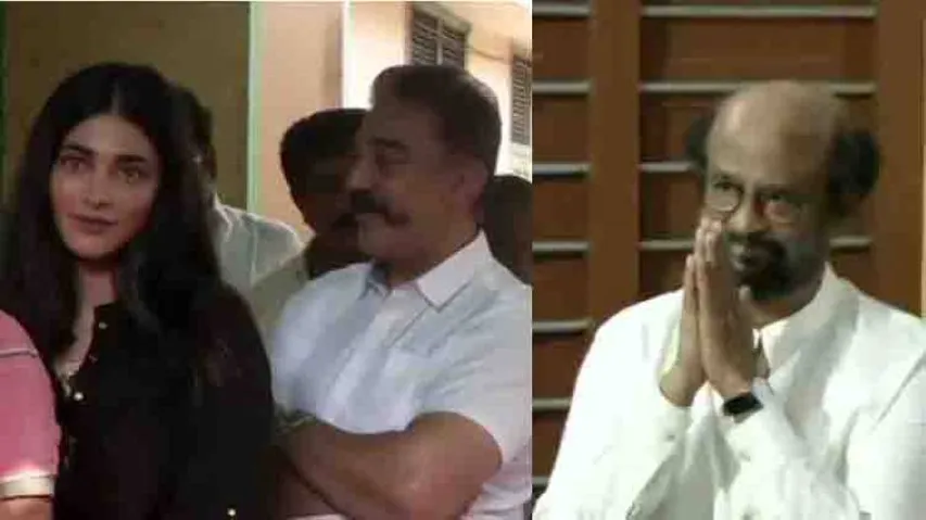 LS polls: Rajinikanth, Ajith, Kamal Hasan vote in Tamil Nadu
