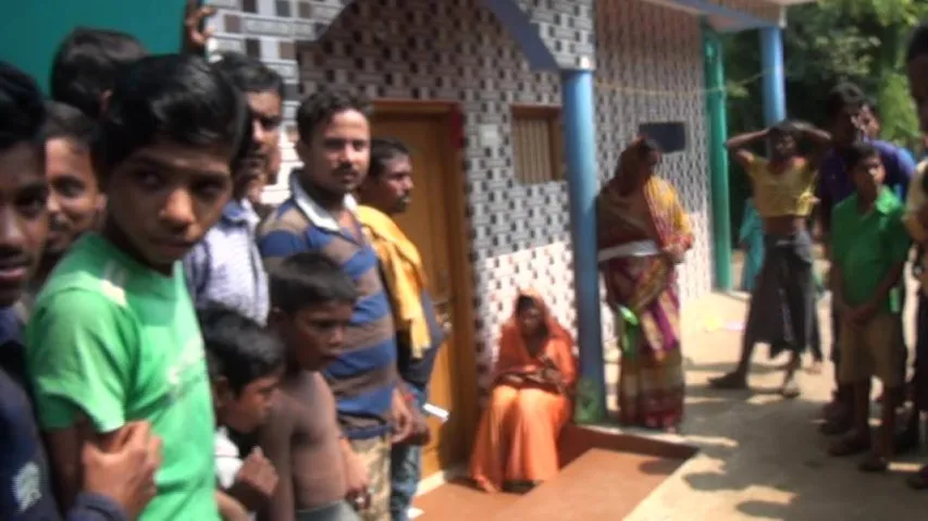 Woman stages dharna claiming to be daughter-in-law of Godipada Sarpanch