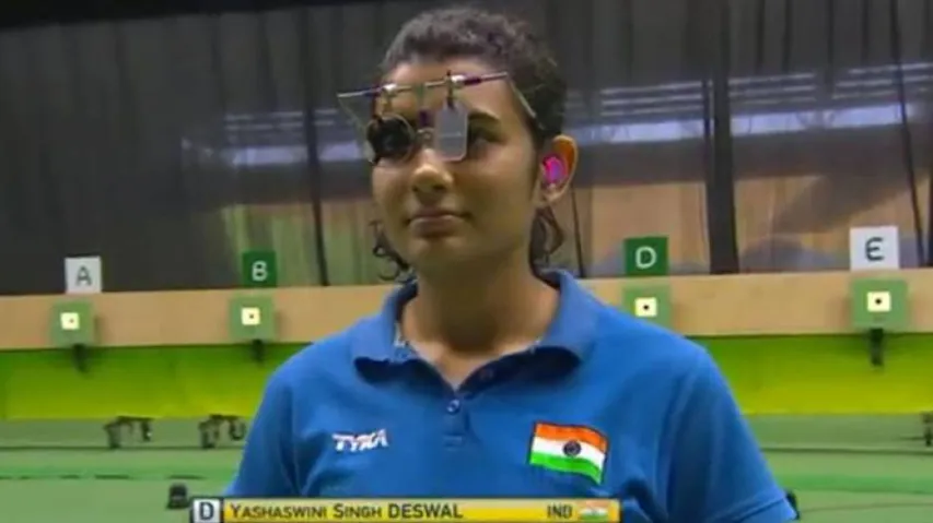 Yashaswini shoots down gold, secures 9th Olympic quota for India