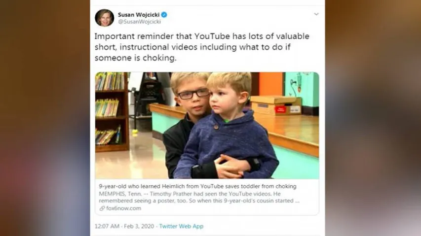 Toddler Who Learnt 'Heimlich' From YouTube Saves Cousin