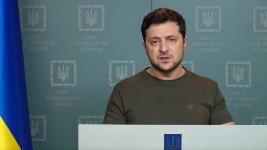 Ukrainian President Volodymyr Zelensky